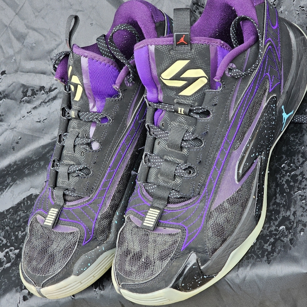 Air Jordan Luka 2 'Luk.AI' Black Glow Purple DX8733-001 Men's size 10.5